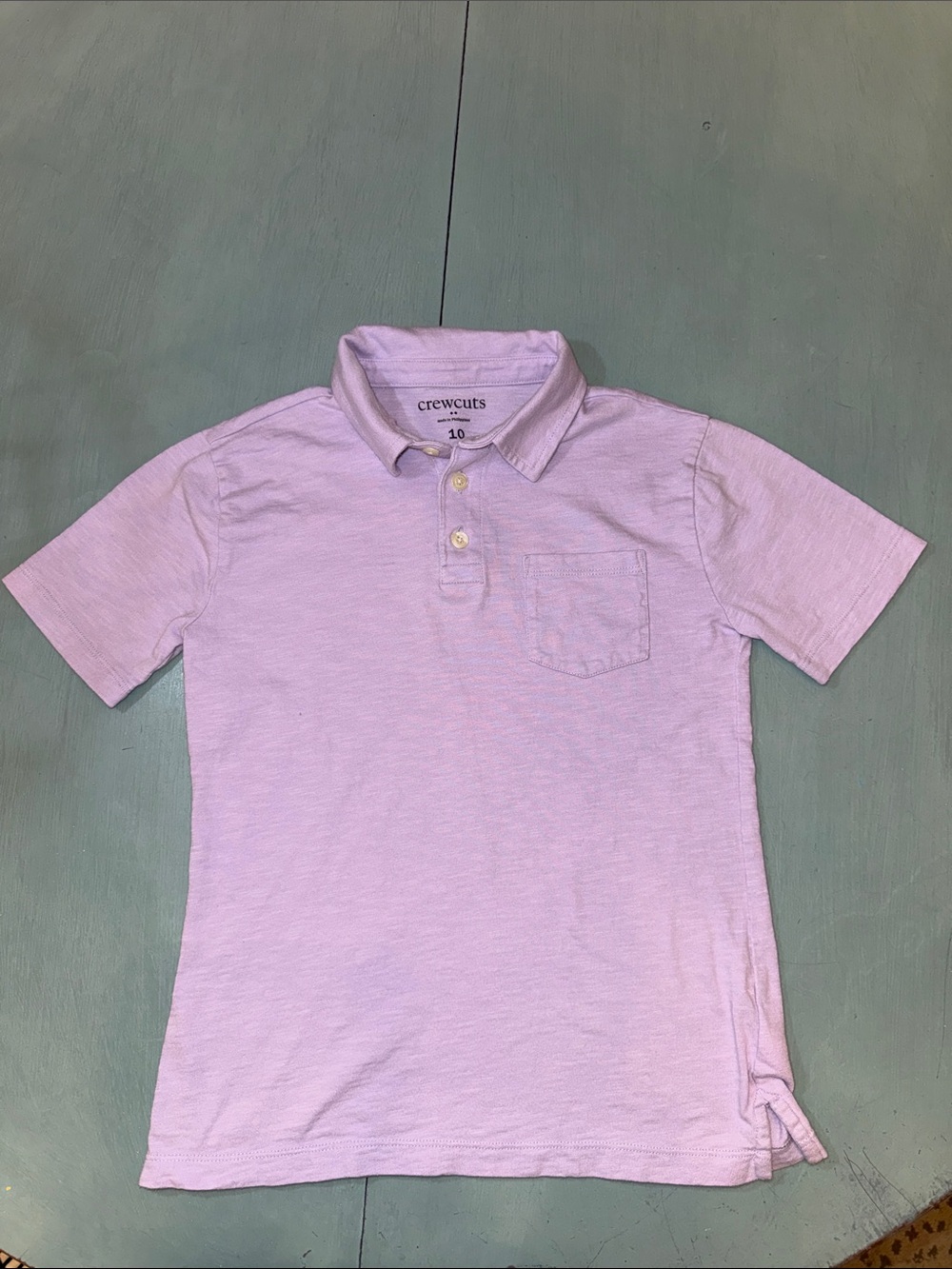 Crewcuts Lavender Short-Sleeve Polo Shirt